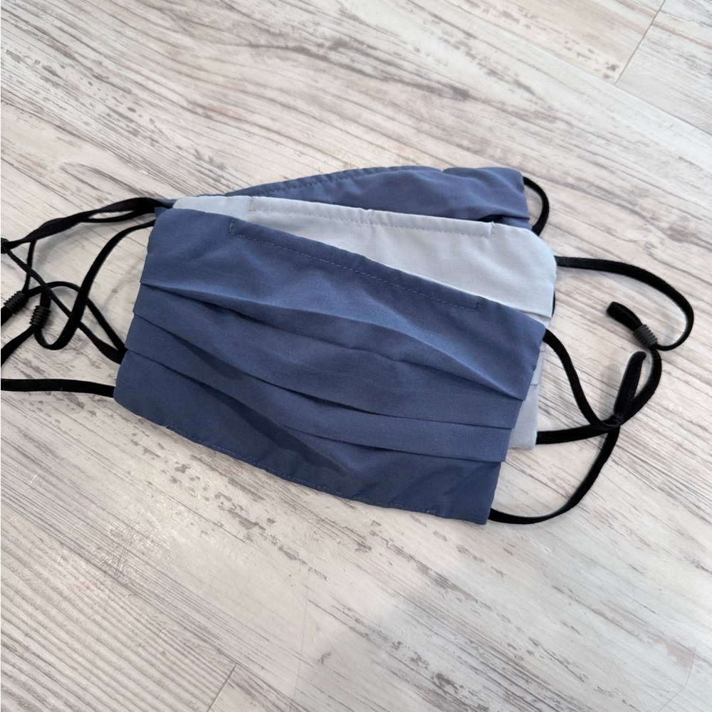 Athleta Blue and Gray Face Masks